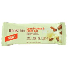 Think Products ThinkThin® Lean Protein & Fiber™ Bar Cinnamon Bun White Chocolate -- 1.41 oz