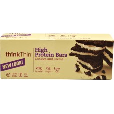 Think Products thinkThin® High Protein Bars Cookies & Creme -- 10 Bars