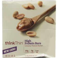 Think Products thinkThin® High Protein Bars Creamy Peanut Butter -- 10 Bars