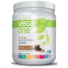Vega One Plant-Based All-in-One Nutritional Powder Mocha -- 14.8 oz