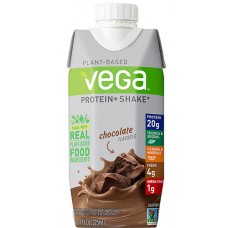 Vega Protein+ Ready to Drink Protein Shake Chocolate -- 12 Bottles