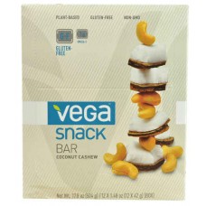 Vega Snack Bar Coconut Cashew -- 12 Bars