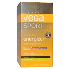 Vega Sport Sugar-Free Energizer Lemon Lime -- 30 Packs