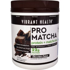 Vibrant Health Pro Matcha™ Protein + Matcha Tea Chocolate Crème -- 20.6 oz