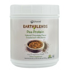 Vitacost - Earth Blends Pea Protein Powder - Non-GMO and Gluten Free Chocolate -- 26.46 oz (750 g)