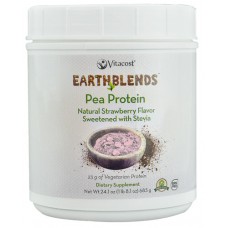 Vitacost - Earth Blends Pea Protein Powder - Non-GMO and Gluten Free Strawberry -- 24.1 oz (683 g)