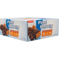 Worldwide Sports Nutrition Pure Protein Bar Chocolate Peanut Butter -- 12 Bars