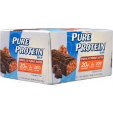 Worldwide Sports Nutrition Pure Protein® Bar Chocolate Peanut Butter -- 6 Bars