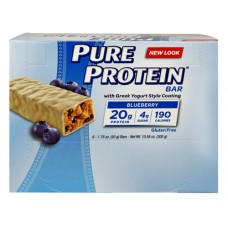 Worldwide Sports Nutrition Pure Protein® Bar with Greek Yogurt Style Coating Blueberry -- 6 Bars